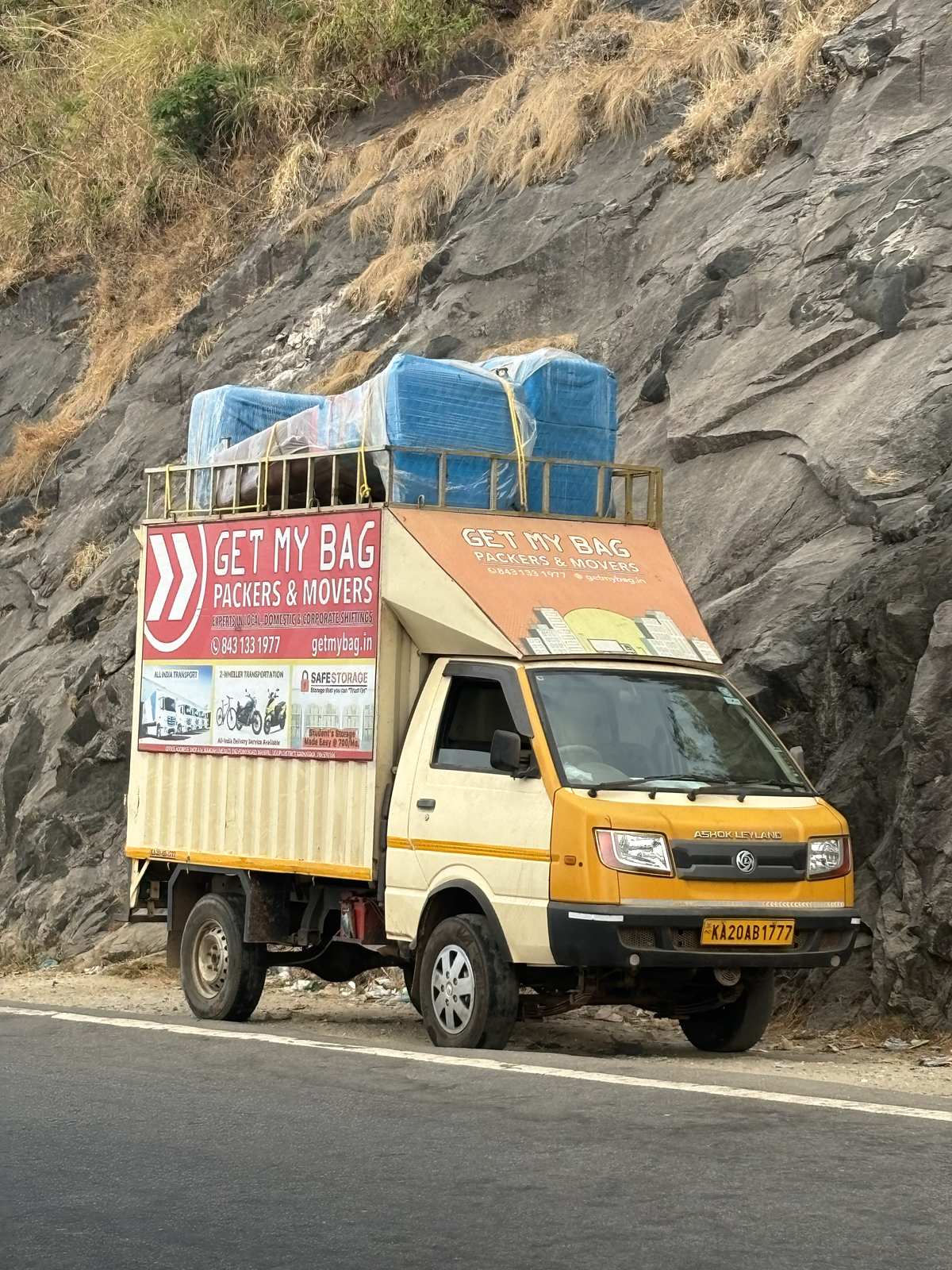 Get My Bagasi branded pickup loaded with a household consignment
